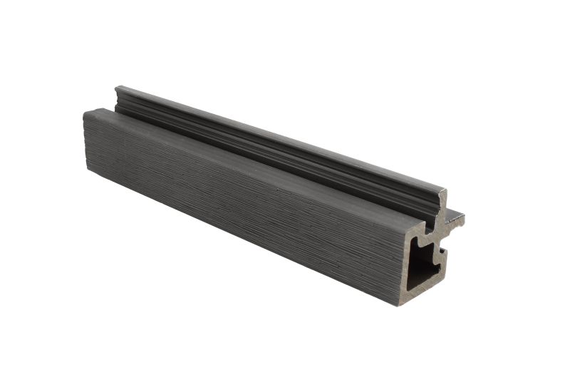 PuraTech composiet hoekprofiel 6,7 x 6,7 x 290 cm dark grey