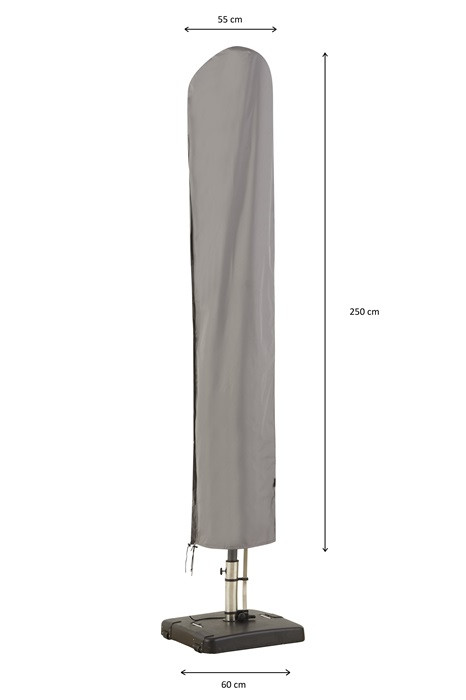 Madison parasolhoes 250x55/60 cm grey