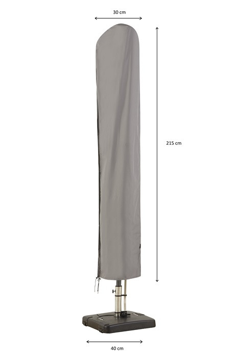 Madison parasolhoes 215x30/40 cm grey
