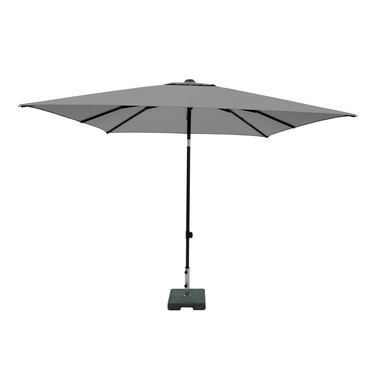 Madison Corsica push-up parasol 200x250 cm light grey