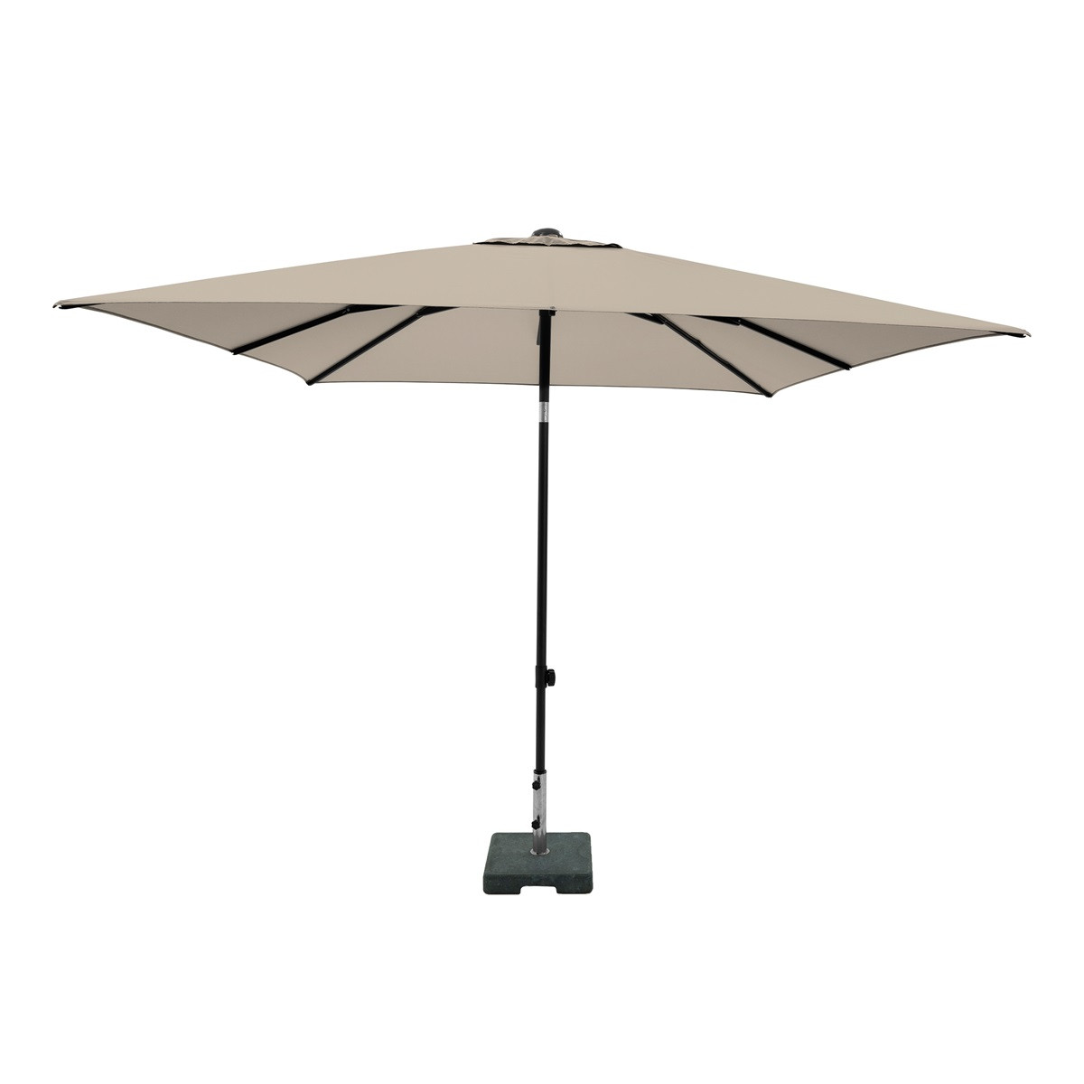 Madison Corsica push-up parasol 200x250 cm ecru