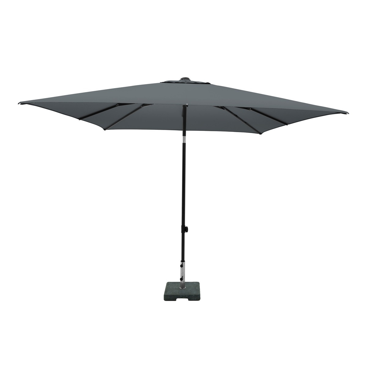 Madison Corsica push-up parasol 200x250 cm grey