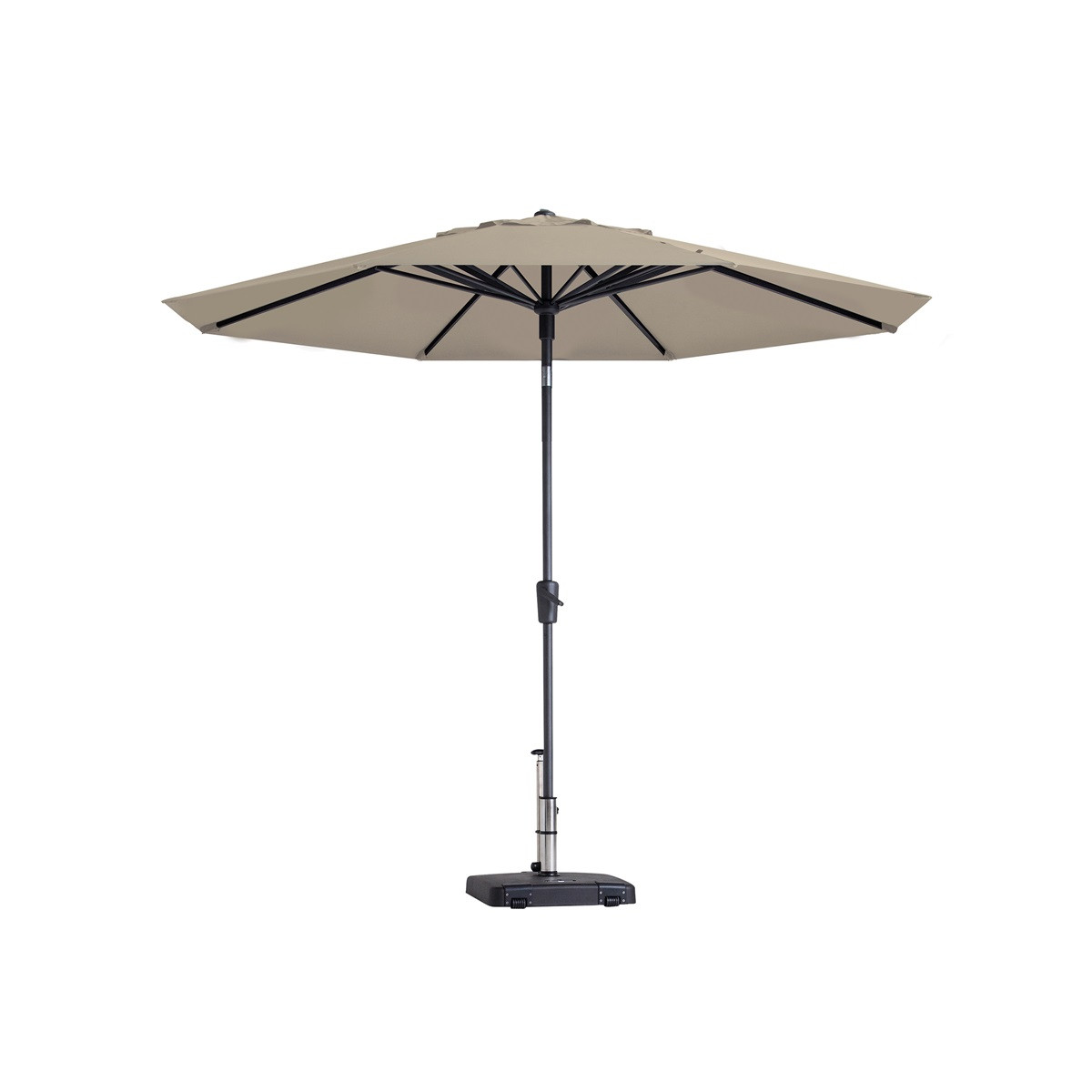 Madison Paros II luxe auto tilt parasol &Oslash;300 cm ecru