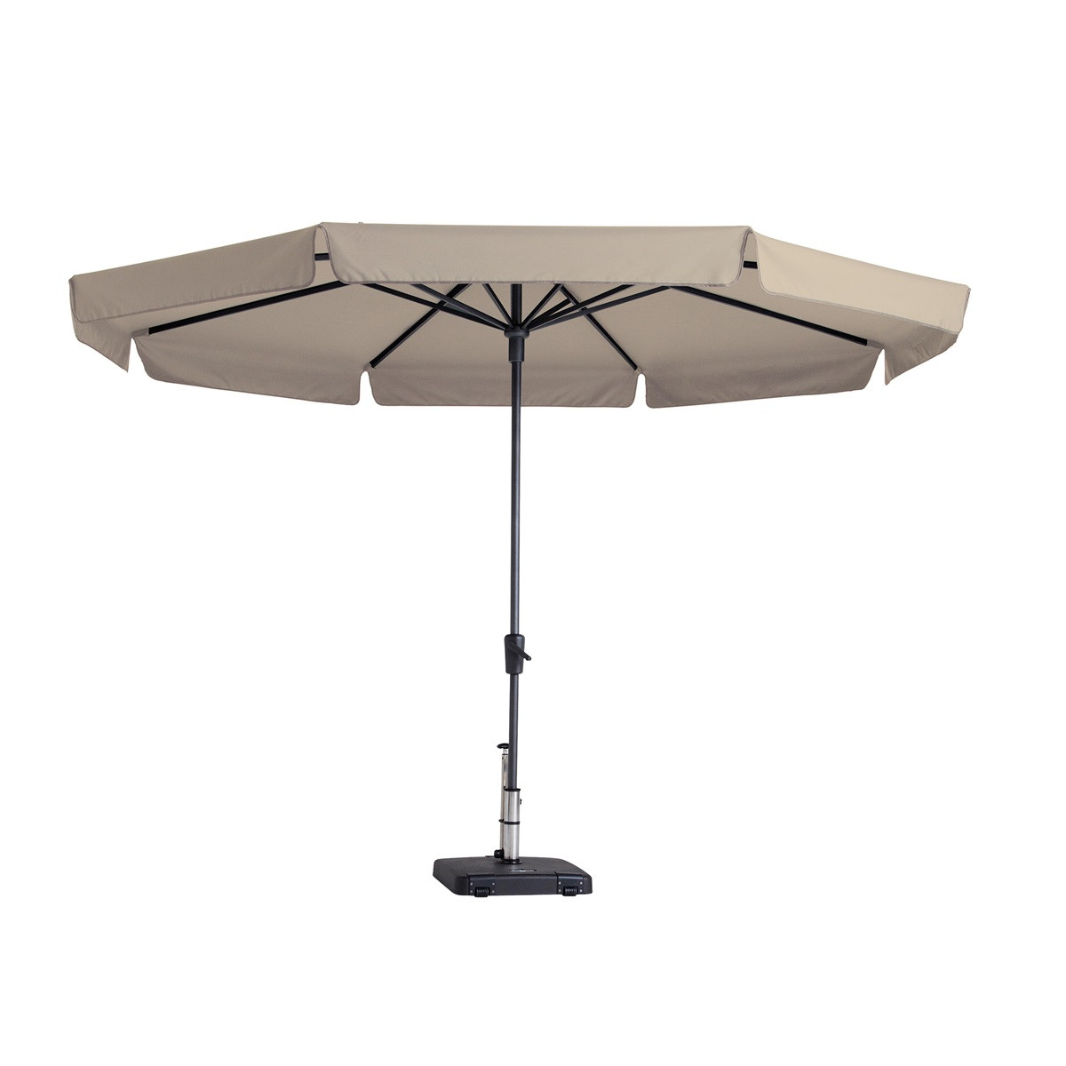 Madison Syros luxe parasol &Oslash;350 cm ecru