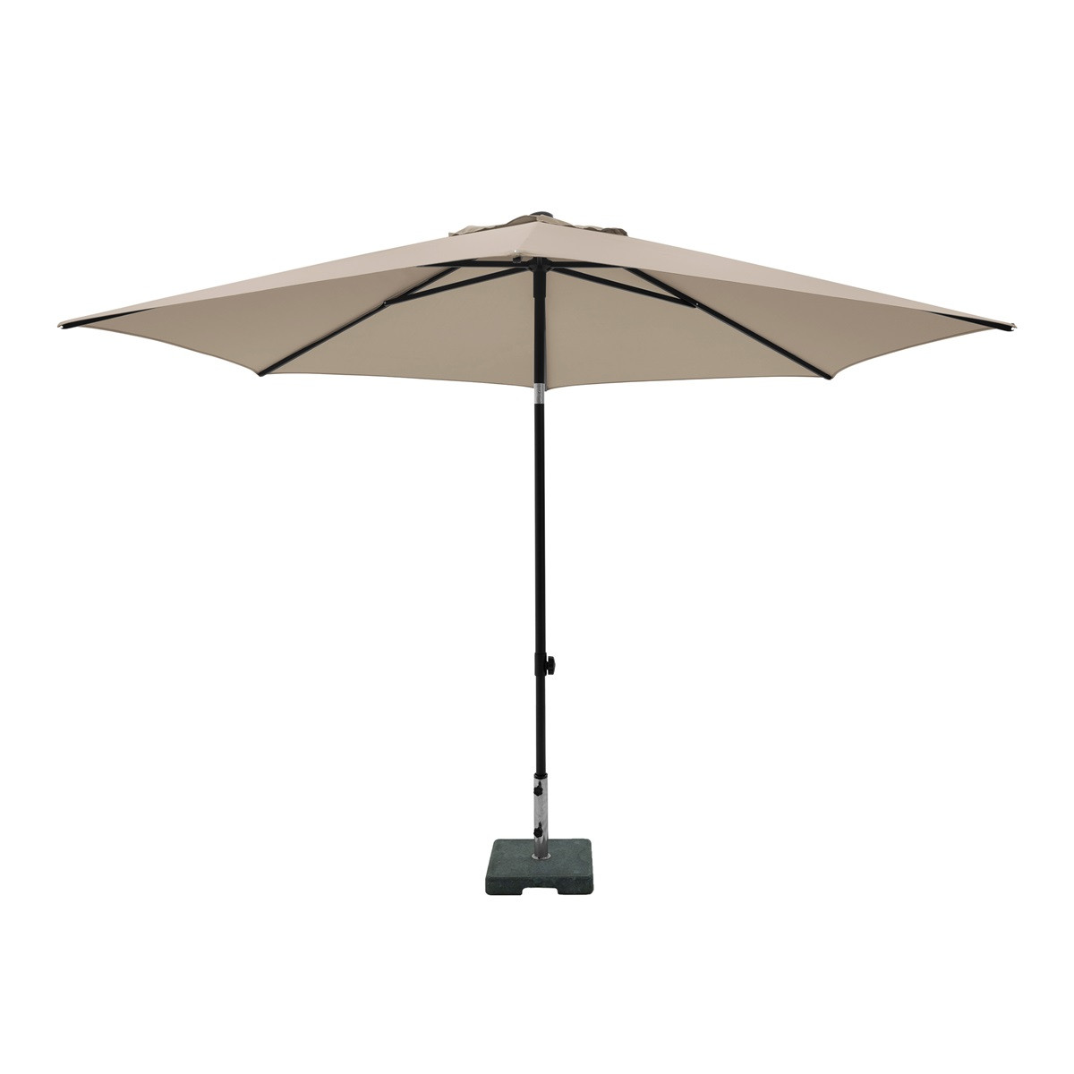 Madison Mykanos push-up parasol &Oslash;250 cm ecru