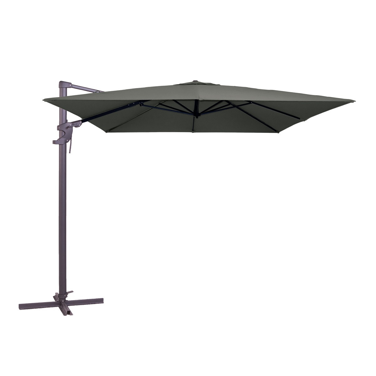 Madison Monaco Flex III zweefparasol 300x300 cm grey