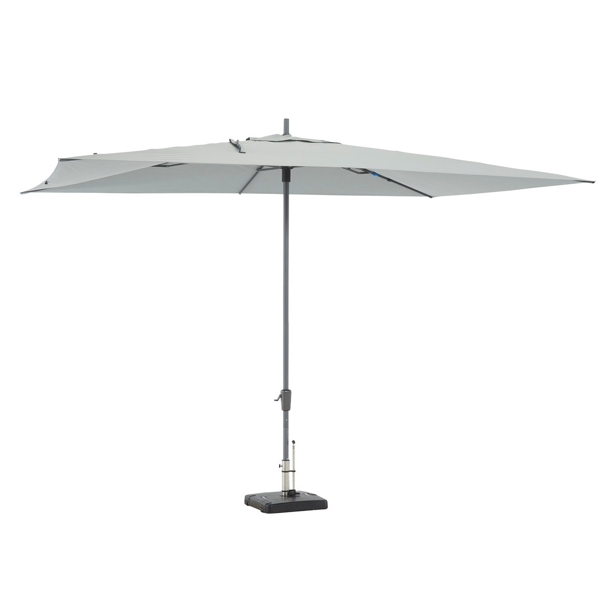 Madison rechthoekige parasol 400x300 cm grey