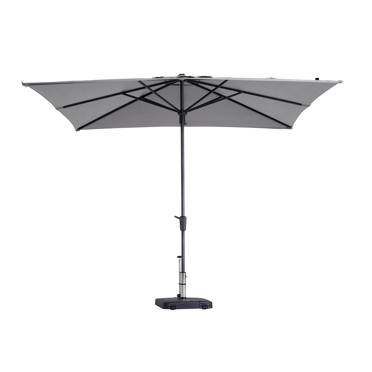 Madison Syros luxe parasol 280x280 cm light grey