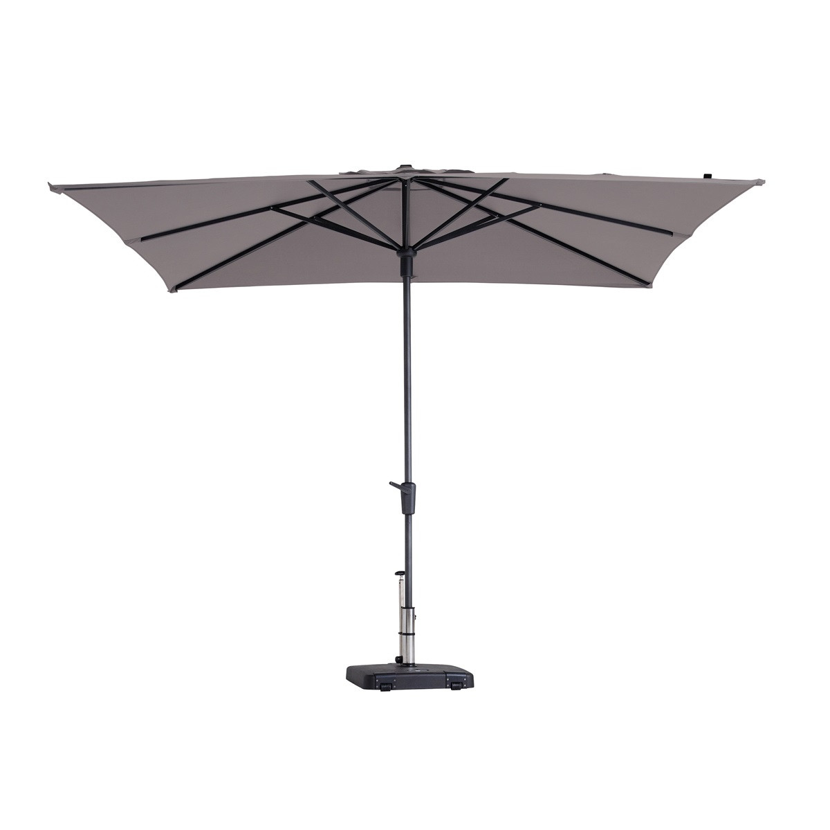 Madison Syros luxe parasol 280x280 cm taupe