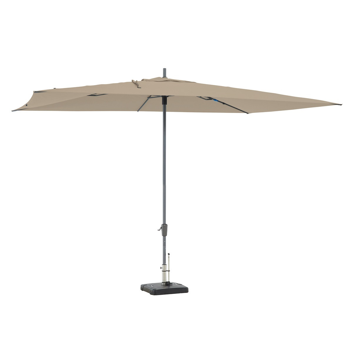 Madison rechthoekige parasol 400x300 cm ecru