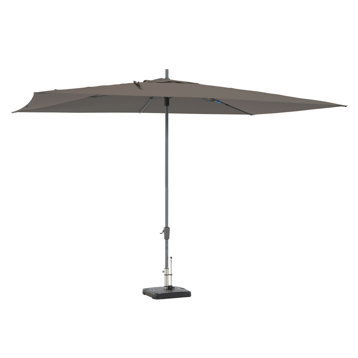 Madison rechthoekige parasol 400x300 cm taupe