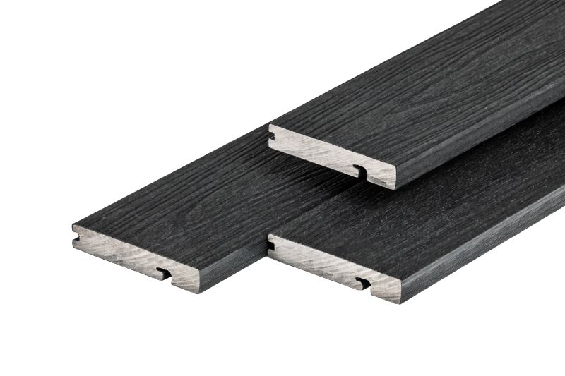 PuraShield composiet eindplank ebony black 2,3 x 13,8 x 300 cm