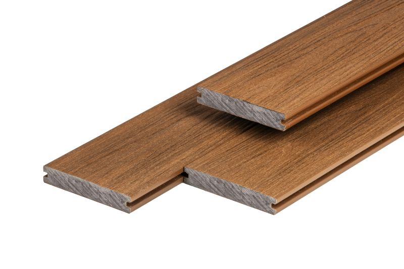 PuraShield massieve composiet vlonderplank teak 2,3 x 13,8 x 300 cm