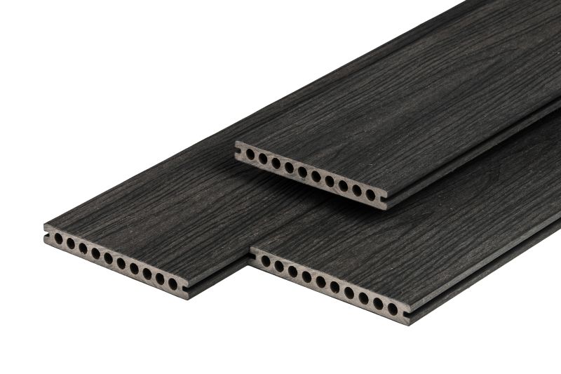 PuraShield composiet vlonderplank ebony black 2,3 x 21 x 500 cm