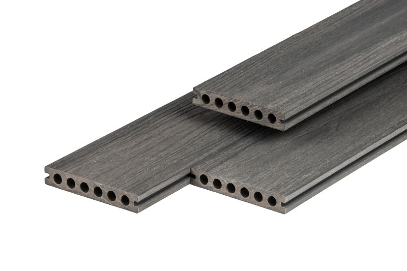 PuraShield composiet vlonderplank dark grey 2,3 x 13,8 x 400 cm