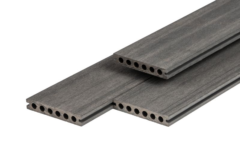 PuraShield composiet vlonderplank dark grey 2,3 x 13,8 x 300 cm