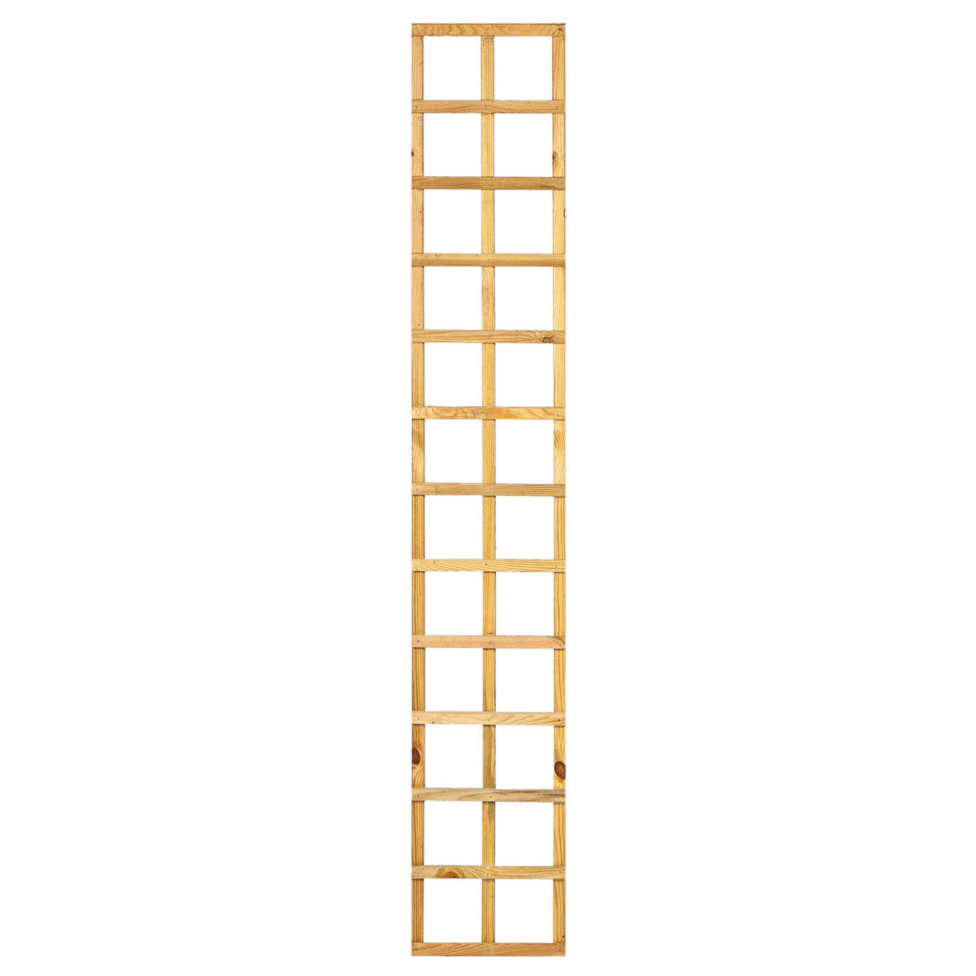 Trellis recht Grenen groen ge&iuml;mpregneerd 30 x 180 cm