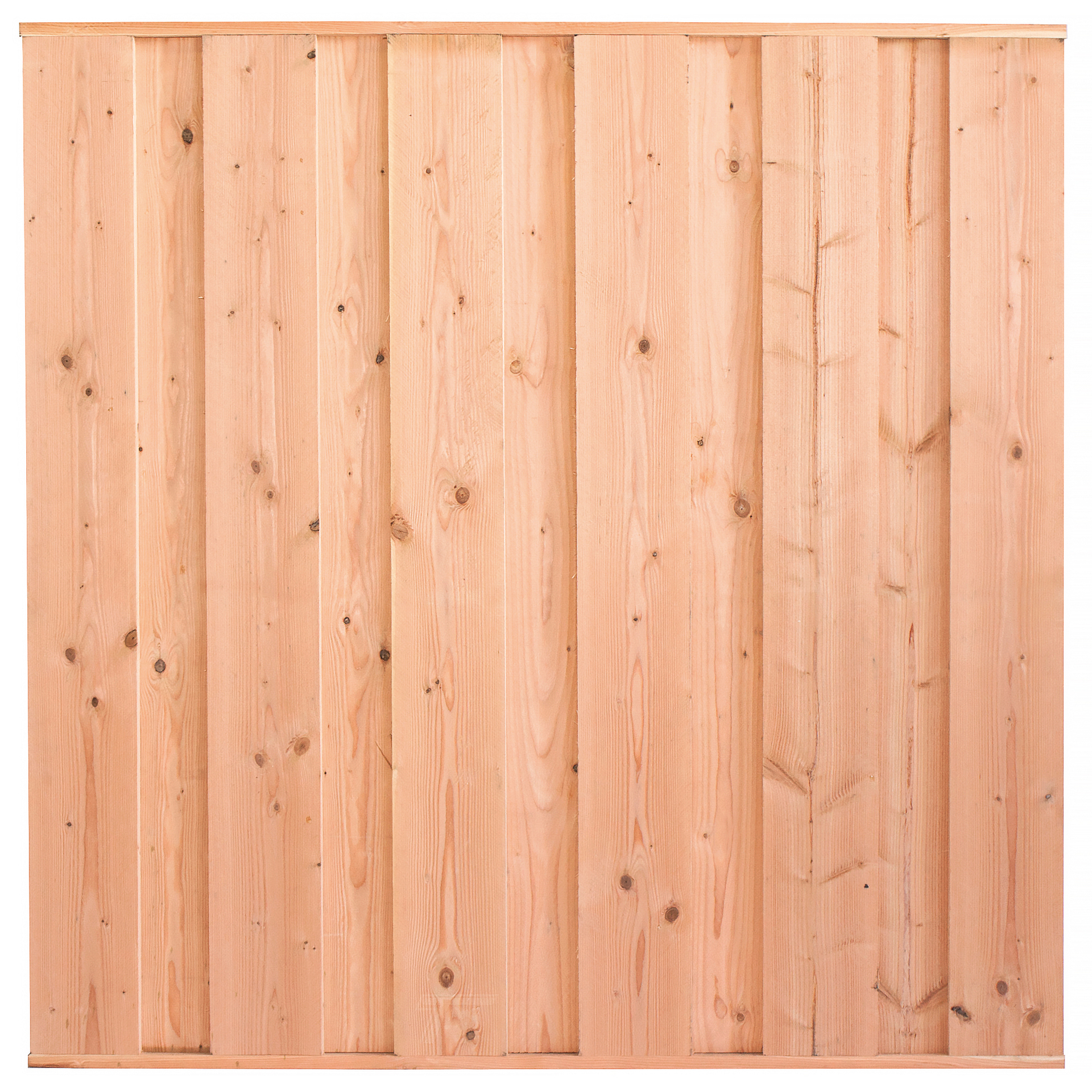 Tuinscherm Douglas, fijn bezaagd 11-planks (dicht scherm)  Saarland 180 x 180 cm