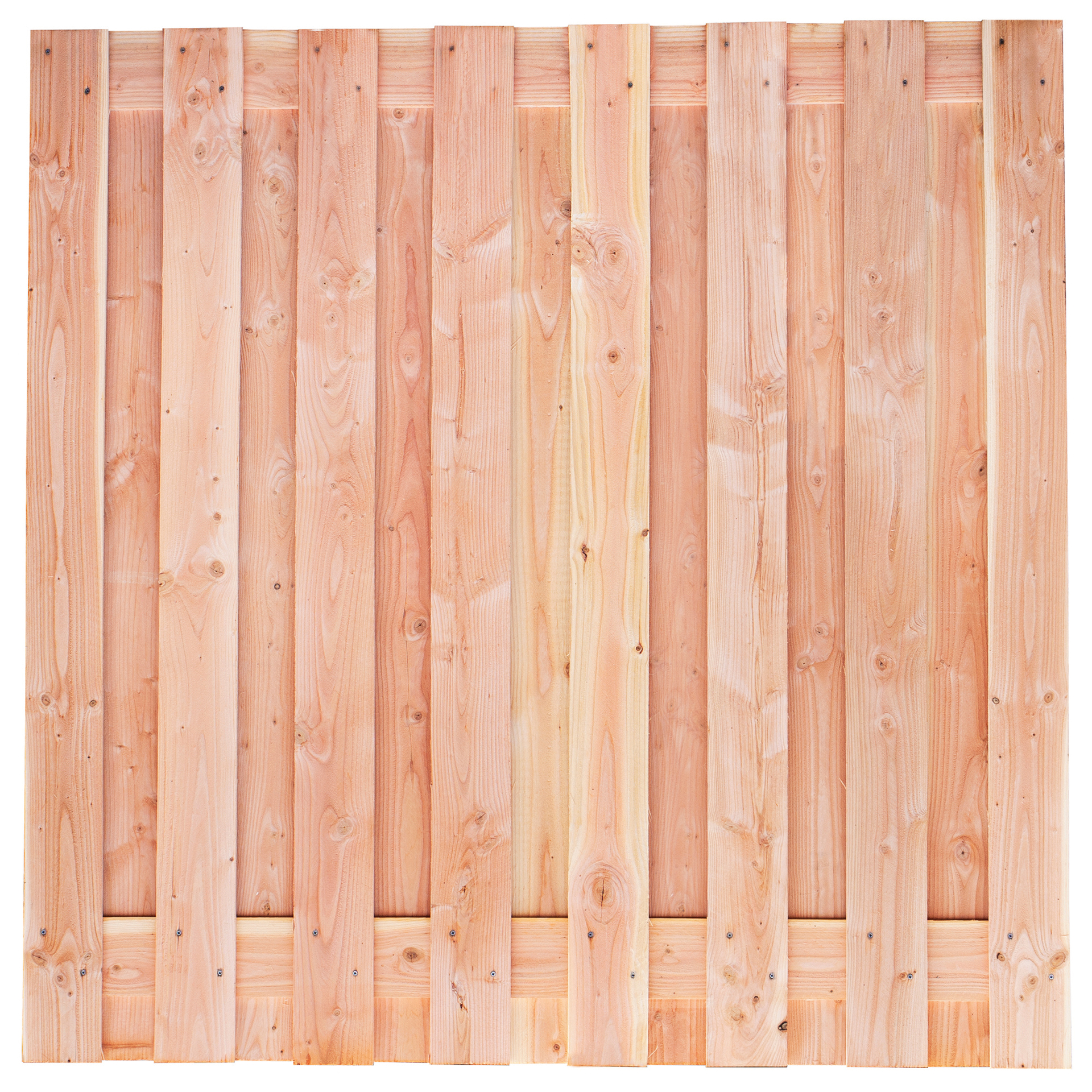 Tuinscherm Douglas, fijn bezaagd 17-planks (15 + 2)  Winterberg 180 x 180 cm