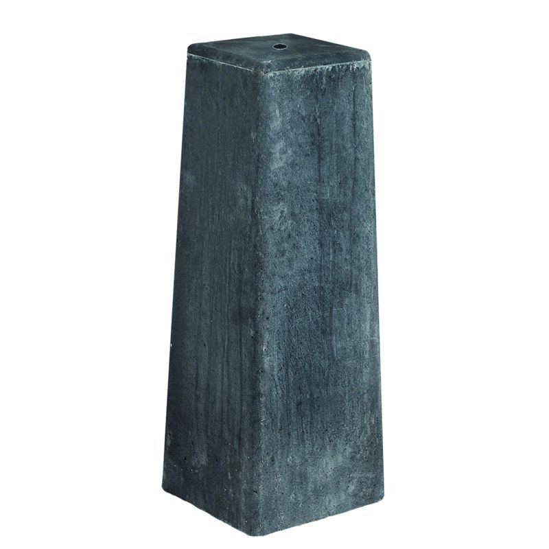 Berton&copy; betonpoer Eco antraciet 18x18 naar 15x15x50 cm met M16-bus