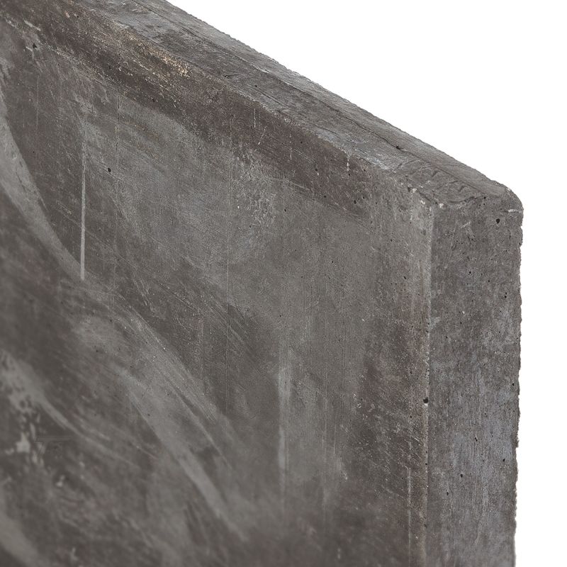 Beton-onderplaat Antraciet 24 x 3,5 cm Glad