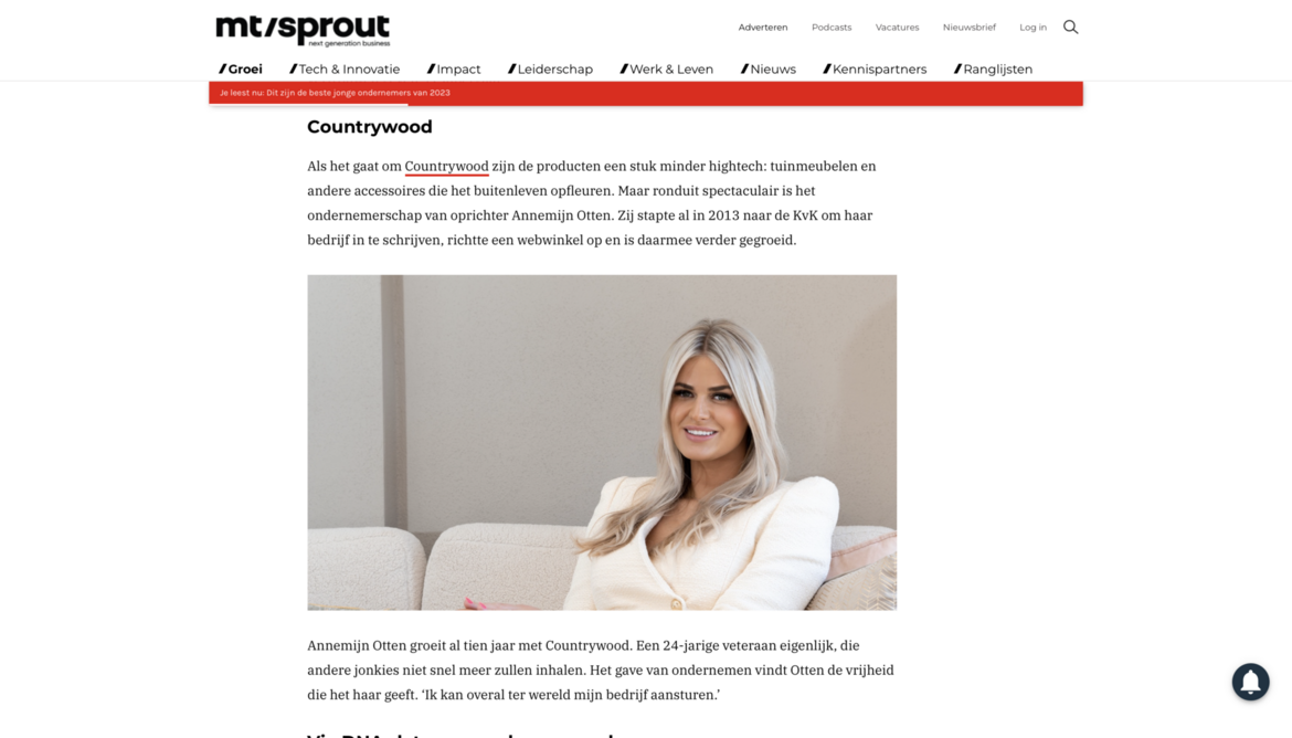 Dit zijn de beste jonge ondernemers van 2023