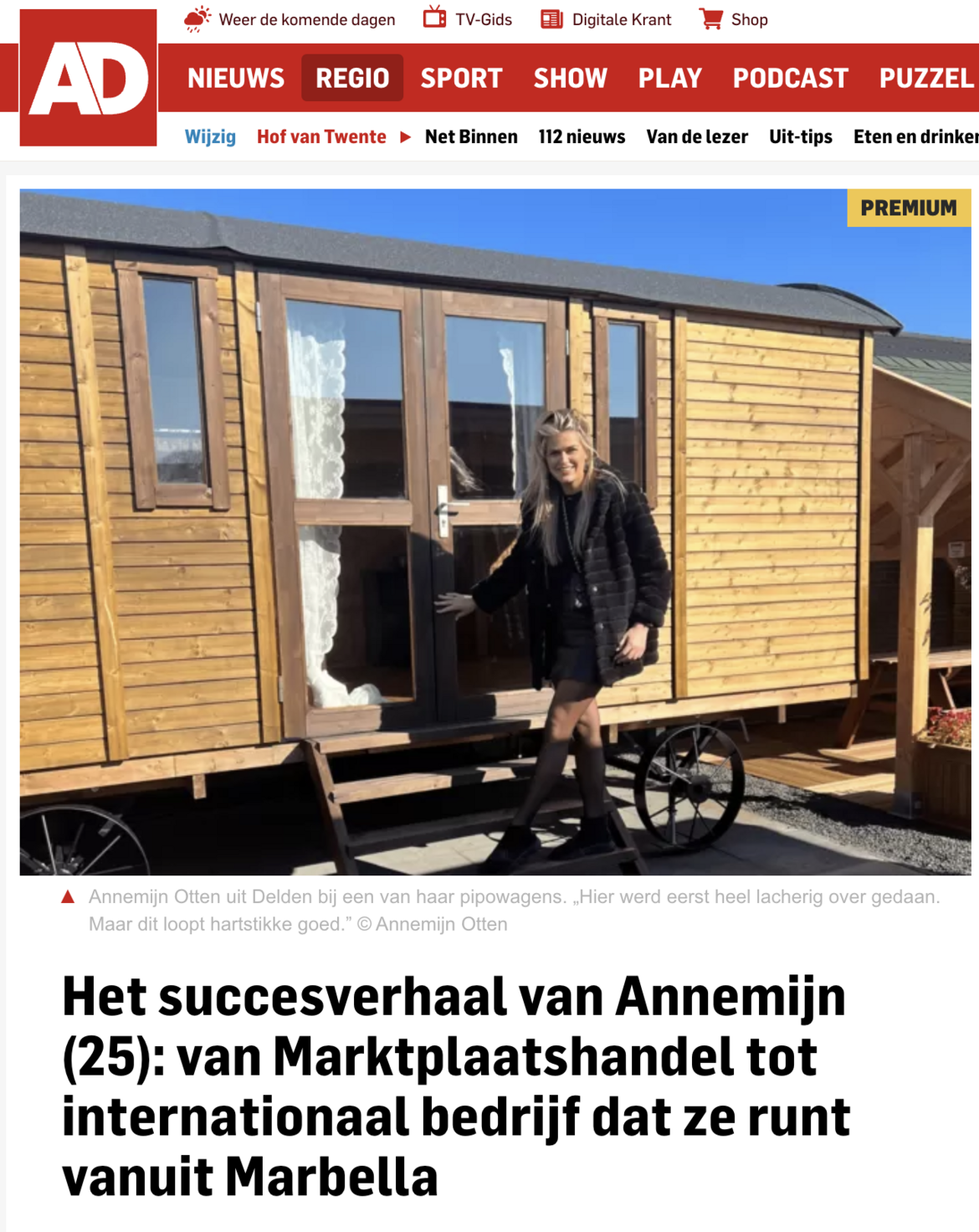 Het succesverhaal van Annemijn (25): van Marktplaatshandel tot internationaal bedrijf 