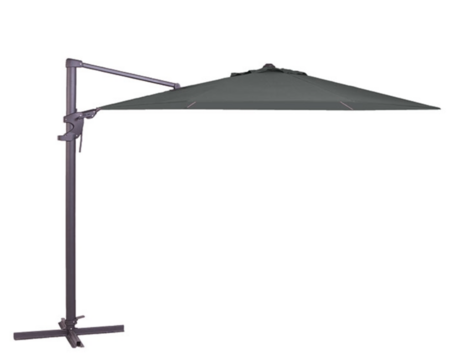 Zweefparasol Monaco Flex Rond 330x330 Grey