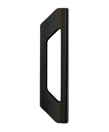 Deurgrepen tbv tochtborstelprofiel opschuif zwart