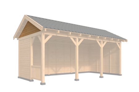 Zweeds rabat zijwand topgevelmodule Y