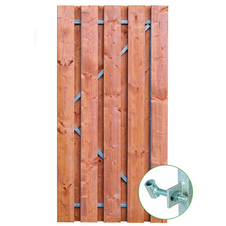 Tuindeur Solide Red Class 120cm