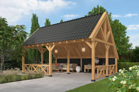 Billund, Red Class kapschuur XL, type 4, zwart