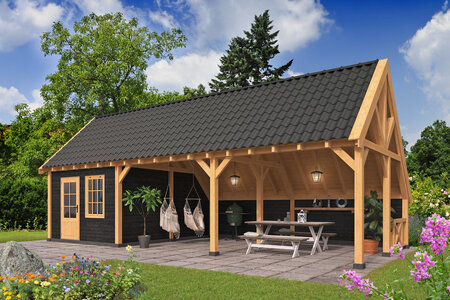 Billund, Red Class kapschuur XL, type 8, zwart