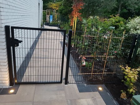 Enkele Poort 100 cm breed voor Dubbelstaafmat