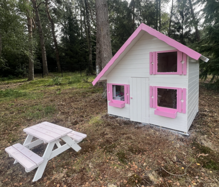 Speelhuisje Lola voor buiten - inclusief 10m² dakleer