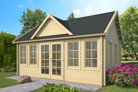 Blokhut Clockhouse Trevor - 550 x 400 x 351 cm - Tuinhuis Blokhut Clockhouse Trevor - 550 x 400 x 351 cm - Tuinhuis