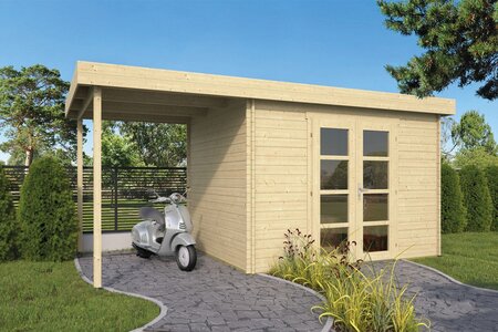 Blokhut Extramodern 520 x 260 x 230 cm - Tuinhuis