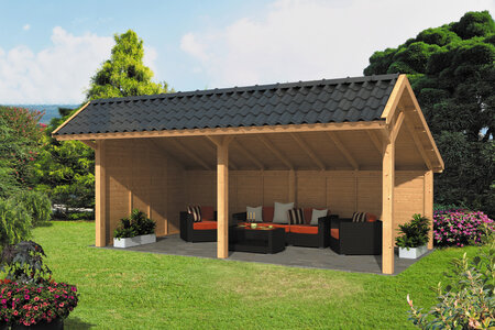 Kapschuur Bergen XL, type 2 - 675 x 418 cm - Blank Douglas