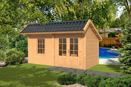 Kapschuur Bergen L, type 4 - 465 x 318 cm - Blank Douglas