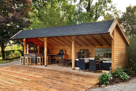 Kapschuur Bergen L, type 6 - 678 x 318 cm - Blank Douglas