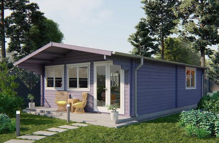 Blokhut Ballyragget 595 x 930 x 277 cm Wanddikte 70 mm - Tuinhuis