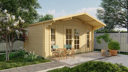 Blokhut Gustav 500 x 380 x 277 cm - Tuinhuis