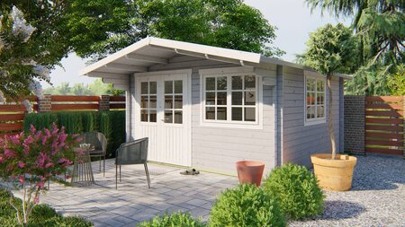 Blokhut Inge 420 x 420 x 247 cm - Tuinhuis