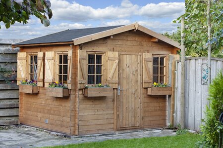 Blokhut Idonea 320 x 260 x 245 cm - Tuinhuis