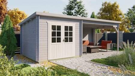 Blokhut Charlotta 700 x 300 x 217 cm - Tuinhuis