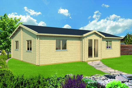 Blokhut Skerries 1050 x 700 x 317 cm - Prefab Houten Woning - Luxe Tuinhuis