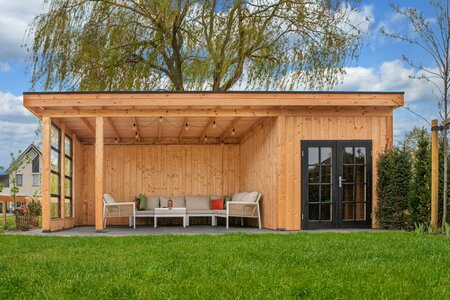 Deluxe buitenverblijf Elite 750 x 350 cm 