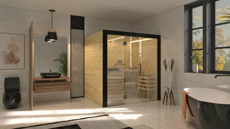 Binnensauna Family M – 196 x 159 x 204 cm