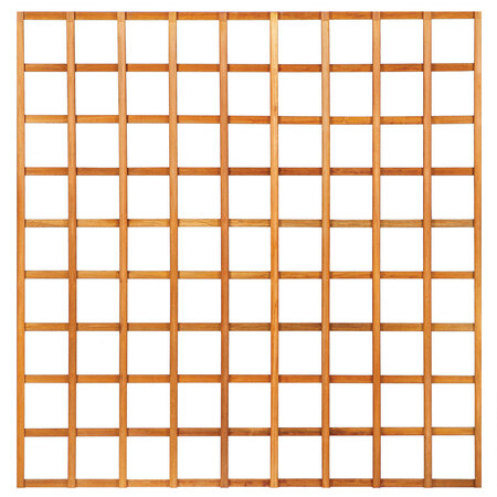 Trellis recht hardhout 180 x 180 cm
