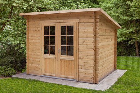 Blokhut Mila 290 x 260 x 222 cm - Tuinhuisje